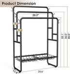 Kayfia 40" H Towel Rack Freestanding, 3-Tier Bath Towel Holder Stand with Storage Baskets & Hooks, Blanket Drying and Display Rack for Oversized Bath Towels, Metal Towel Rack Stand Indoor Outdoor
