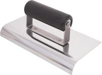MARSHALLTOWN QLT Stainless Steel Hand Edgers, Plastic Handle Material, 152mm Width, 203mm Length, 16mm Lip, 13mm Radius, Made In The USA, CE524SP