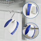 CELOX Stiff Bristle Brush for Cleaning, Hard Bristle Brush for Carpet Cleaning, Blue