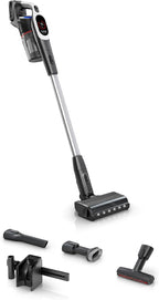 Bosch Unlimited 9 Cordless Stick Vacuum, 60-min Runtime, MicroClean Technology, >99.9% Dust Pickup, Dust Compression, HEPA Filter, Pet Hair, Carpets & Hard Floors, 3 Accessories, White
