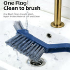 Crevice Cleaning Brush,2 Pack Multi-Purpose Hard Bristle Brushes for Deep Cleaning Kitchen, Bathroom, Grout, Sink, Cup, Teapot, Bottle, Blender, Corners, Tight Spaces