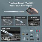 25 in 1 Small Precision Screwdriver Set with 24 Magnetic Bits, Professional Magnetic Mini Repair Tool Kit for Phone, Phone, Laptop, Glasses, PC Building