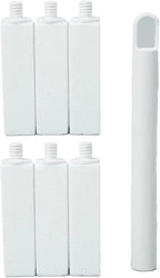 Simple Life Pumice Stone Toilet Bowl Cleaner | Long Handle & Eco-friendly Screw-on Pumice Stones | Scouring Stick for Toilet Cleaning, Stain Removal on Toilets, Grills, Tiles, Grout & Pools | 6 Pack