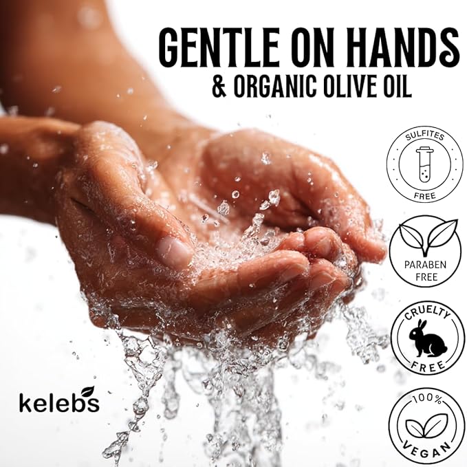 KELEBS 7 Dish Soap Bars | Lavender Essential Oil Formula | Natural & Organic Ingredients | Gentle on Hands | For Plant-Based Kitchens & Light Dishwashing | Biodegradable | No Overpour | Value Pack