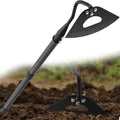 Hollow Garden Hoe - Heavy Duty Triangle Weed Hoes for Gardening,42" Adjustable Long Handle, Sharp Blade Hand Weeding Tool for Vegetable Gardens, Flower Beds, Lawn Edges & Tight Spaces