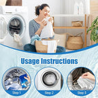 Washing Machine Cleaner, 2026 New Powerful Stain Remover for Washing Machine Tanks - Deep Clean Solution for Top Load and Front Load Washers, Descaler for Drum, Tub & All Internal Parts (1Pack)