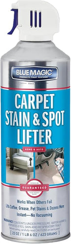 Blue Magic Carpet Stain & Spot Lifter - 22 oz. Aerosol Can (Pack of 4)