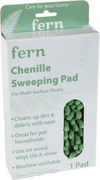 Fern MK27124 Chenille Mop Refill – Green Microfiber Sweeping Pad Compatible with Fern 48″ Mop Kits – Machine Washable, Multi-Surface Cleaning, Pet & Kid Friendly