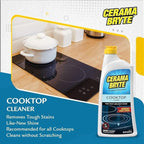Cerama Bryte Removes Tough Stains Cooktop and Stove Top Cleaner for Glass - Ceramic Surfaces, 1-28 oz