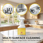 Drkicsy Kitchen Heavy Oil Cleaner Spray, Oven Cleaner Heavy Oil Stain Cleaner Kitchen Degreaser, All Purpose Heavy Duty Oil Cleaning Agent Foam Cleaner for Countertops and Appliances (1 Pack)