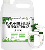 Kate's Home & Garden Peppermint Oil Spray for Bugs, Ants, Insects, Spiders, Stink Bug. Pesticide and Insecticide Indoor Repellent Pest Control with Cedarwood Oil (Gallon, Natural, Pet Safe, Non Toxic)