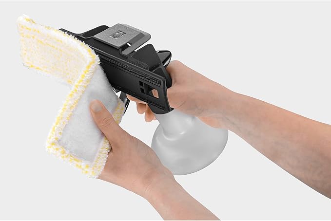 Kärcher WV Window Pads for Indoor Use - Microfiber Window Cloths - Compatible with WV 1 and WV 6 Electric Window Vacuum Squeegees - 2 Pack