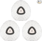 3 Pack Mop Replacement Head Mop Refills EasyWring Spin Mop Refills
