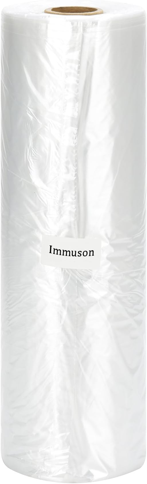 Immuson 12" x 20" Plastic Produce Bag on a Roll Food Storage Bags Clear Plastic Produce Bag for Fruits, Vegetable,Bread, Kitchen Bags (350 Bags-1 Roll)