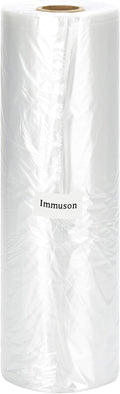 Immuson 12" x 20" Plastic Produce Bag on a Roll Food Storage Bags Clear Plastic Produce Bag for Fruits, Vegetable,Bread, Kitchen Bags (350 Bags-1 Roll)