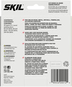 SKIL 20-Piece Mixed 5 in. 60/80/120/240 Grits Round Sanding Paper Kit for SKIL Sanders SR211601/SR6604B-10/SR660302 - CDA9003