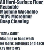 7 Pack Mop Replace Head for 2-Tank Spin Mop Compatible with Ocedar Rinse Clean - Mop Refills Made of Microfiber, Deep Cleaning Machine Washable and Easy-to-Replace