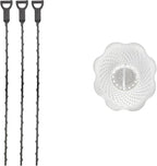 Danco 20 inch Plastic Hair Snake Clog Removal Tool with Hair Catcher Bundle Pack (12171P)