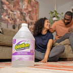 OdoBan Disinfectant Concentrate and Odor Eliminator, Made in the USA, Lavender Scent, 4 Gallons