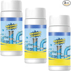 Sink and Drain Cleaner, 2026 New Multi-functional Sink and Drains Cleaner Powder Cleaning, Sink Cleaner for Kitchen and Pipes Cleaning Tool (3 PCS)
