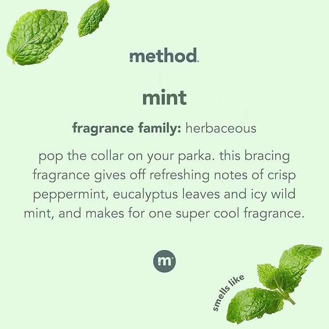 Method Glass Cleaner + Surface Cleaner, Mint, 28 Ounce