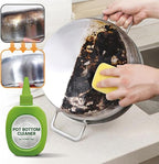 2026 New Pot Bottom Stain & Grime Remover, Stainless Steel Burnt Pot Cleaner, Stove Degreaser Heavy Duty Cleaner (3Pcs)