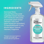 Clean Revolution SuperCharged Multi Surface Cleaner Refill Supply, Non-Toxic, Eco-Friendly & Plant-Based, Ready to Use, Spring Air, 18 oz (Pack of 3)