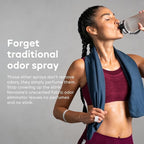 Nonaste Odor Eliminating Spray - 16 Fl Oz (Pack of 2) - Shoe & Yoga Mat Spray, Boxing Glove Deodorizer, Gym Bag Deodorizer, Fabric Odor Eliminator - No Washing Needed