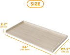 SpaceAid Washer Dryer Countertop, Laundry Wood Shelf Topper with Edge, 54" Width x 27.5" Depth Cover Guard Organizer for Washer and Dryer Laundry Hamper Counter Storage Organization (Oak)