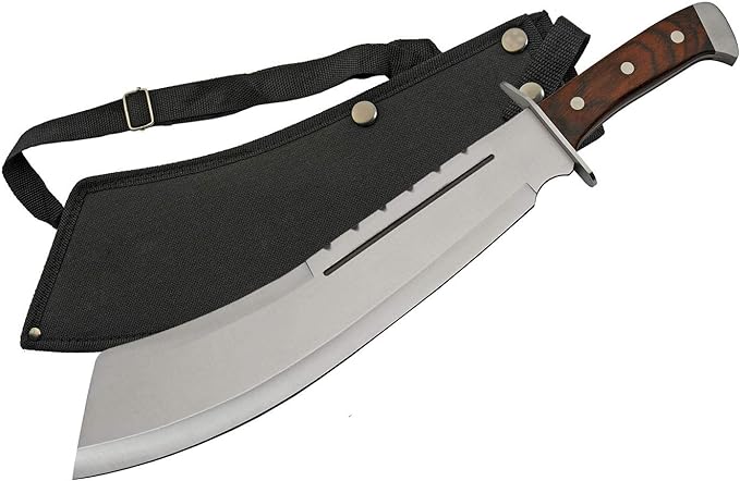 Szco Supplies 18.25" Brown Wood Bully Machete, 926948-BK