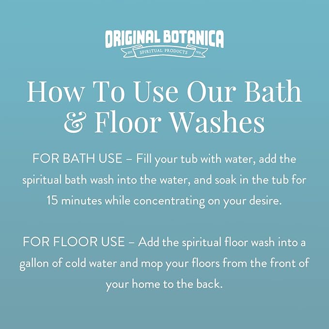 Original Botanica Saint Michael Bath and Floor Wash Spiritual Cleansing Negative Energy Protection Herb Purification, for Evil Eye Protection, 8oz