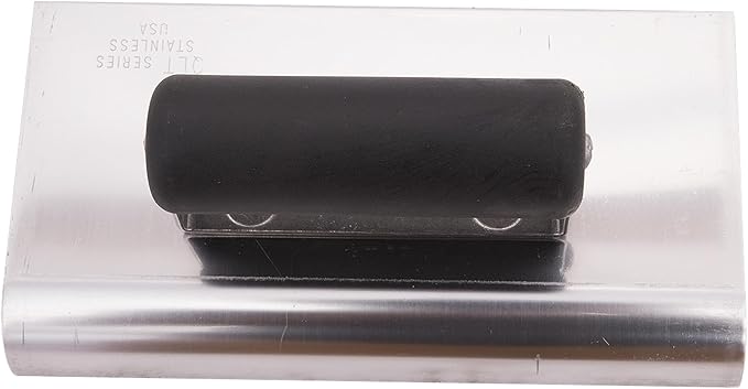 MARSHALLTOWN QLT Stainless Steel Hand Edgers, Plastic Handle, 203mm Length, 102mm Width, 3mm Radius, 6mm Lip, Made In The USA, CE516SP