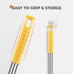 Dusters for Cleaning High Ceiling Fan, Newliton Microfiber Feather Duster with 30'' to 100'' Telescoping Extension Pole, Long Extendable Duster for Home Car Furniture Cobweb, Green