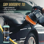 VPD Ultra-Refine Medium Polishing Compound 16 oz – Professional Car Polish & Rubbing Compound, Removes Swirl Marks, Oxidation & Scratches, Enhances Gloss & Depth, Safe for Clear Coats & Metals