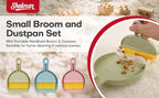 Small Broom and Dustpan Set,mini Broom and Dustpan Set,Kids Broom Set,for Home, Sofas, Kitchen countertops, Storage Shelves, bathrooms, and pet Areas Cleaning(Pink)