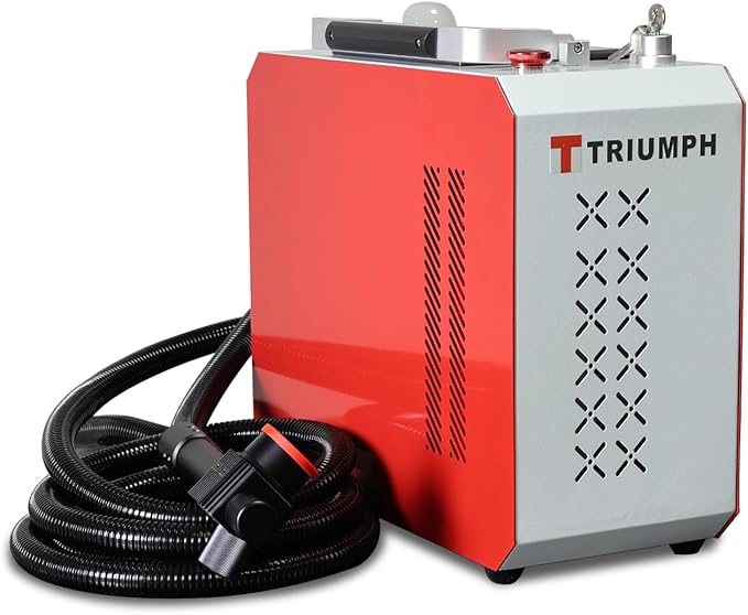 Triumph Pulse 200W Laser Rust Remover Laser Rust Removal Machine Pulse Hand-held Fiber Laser Cleaning Machine for Metals with Rust Paint Oil Dirt Stains Coating Remover Laser Cleaner Machine