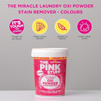 Stardrops The Pink Stuff Miracle Laundry Oxi Powder Stain Remover for Colours,1kg,(Pack of 6)