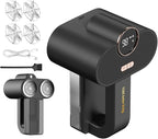 Electric Fabric Shaver,Rechargeable Lint Remover,Sweater Shaver,Dual Motors Drive and with Replaceable six-Blade Blades,LED Display,3-Speed,Lighting Assistance,for Clothes Couch Furniture