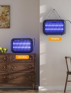 YISSVIC 20W Indoor Bug Zapper Electric Fruit Fly Traps for Indoors Mosquito Zapper Electric Fly Zapper Moth Gnat Insect Killer for Home Office Garage Kitchen Dining Living Room (Black)