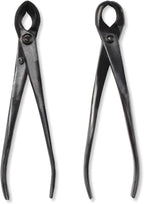BambooMN Bonsai Tool Kit - 8" Concave Cutter & 8" Knob Cutter - 10 Sets