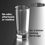 BEER CLEAN Diversey Bar Glass Cleaner, 0.5 oz Packets (100-Pack) – Concentrated Powdered Compound for Hot/Cold Water, Odorless Detergent, No Residue, Use for Manual Brush 3-Sink Systems, 990221