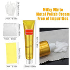 Instashine Metal Polish Cream, Ultimate Metal Polish Cream, All Metal Polish Cream, Instashine Metal Polish, Ultimate Metal Polishing Cream for Stainless Steel/Aluminum/Brass/Copper (2Pcs)
