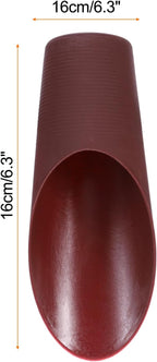 HARFINGTON Bonsai Soil Scoop 6.3" x 1.8" Plastic Colorful Mini Garden Shovel Cultivation Digging Transplanting Tools for Plant Flower Succulent Coffee Beans, Brown