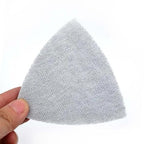 15Pcs Triangle Scouring Pad 90x90x90mm 240 to 800 Grit Heavy Nylon Cleaning Cloth Hook and Loop,240