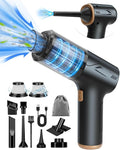4 in 1 Handheld Vacuum Cordless, 20000PA High Power Car Hand Vacuum Cleaner, Mini Portable Brushless Motor Dust Busters Cordless Rechargeable with Multi Accessories for Home, Office, Pet (Black)
