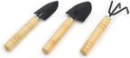 Bonsai Set 10 PCS-Mini Gardening Tools Kit for Indoor Outdoor Bonzai Include Pruner, Fold Scissors, Mini Rake, Tweezers, Cleaning Brush