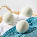 SEDLAV Wool Dryer Balls for Dryer Wool Dryer Balls - Wool Laundry Balls for Dryer, Wool Dryer Balls Laundry Reusable, Natural Reusable Fabric Softener & Wrinkle Reducer – Chemical Free (4)
