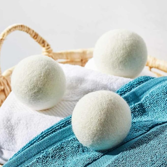SEDLAV Wool Dryer Balls for Dryer Wool Dryer Balls - Wool Laundry Balls for Dryer, Wool Dryer Balls Laundry Reusable, Natural Reusable Fabric Softener & Wrinkle Reducer – Chemical Free (12)