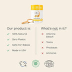 AspenClean | Unscented Oxygen Bleach Powder | Color Safe Laundry Stain Remover | Bleach Alternative | EWG Verified™, Hypoallergenic, Non-Toxic | 45 Loads