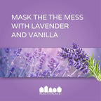 Plasticplace White Drawstring Lavender and Soft Vanilla Scented Garbage Can Liners │ Compatible with Code Q (200 Count) │ 13-17 Gallon │ 25.25" x 32.75"